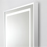 Зеркало BELBAGNO SPC-KRAFT-1000-800-LED-TCH-WARM в алюминиевой раме со встроенным светильником, сенсорным выключателем и подогревом, 1000x32x800
